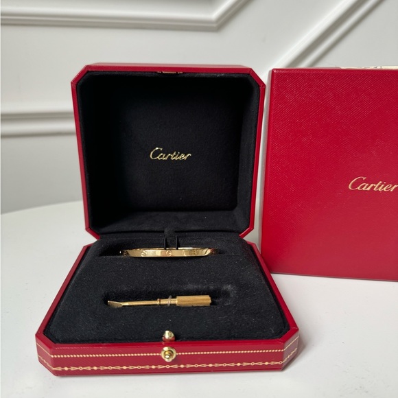 —SOLD— AUTHENTIC LOVE BRACELET, SMALL MODEL - Picture 1 of 8